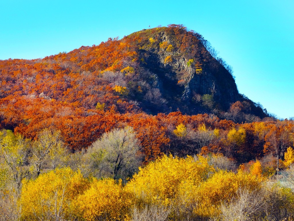 Autumn, on the extinct volcano Senkin's hat - My, Travels, Primorsky Krai, Oktyabrsky District, , Senkina hat, beauty, Longpost