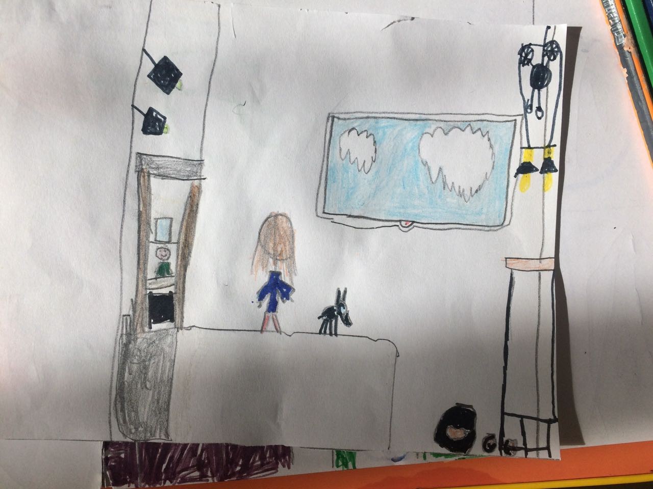 To the post about children's drawings 2. - Mum, Children's drawings, Psychology