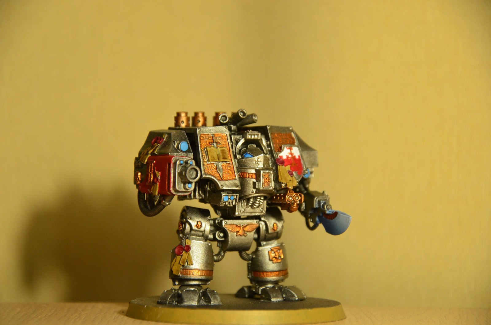 Grey Knights MKIV Doomglaive Pattern Dreadnought - My, Wh miniatures, Gray knights, Warhammer 40k, Warhammer, Painting miniatures