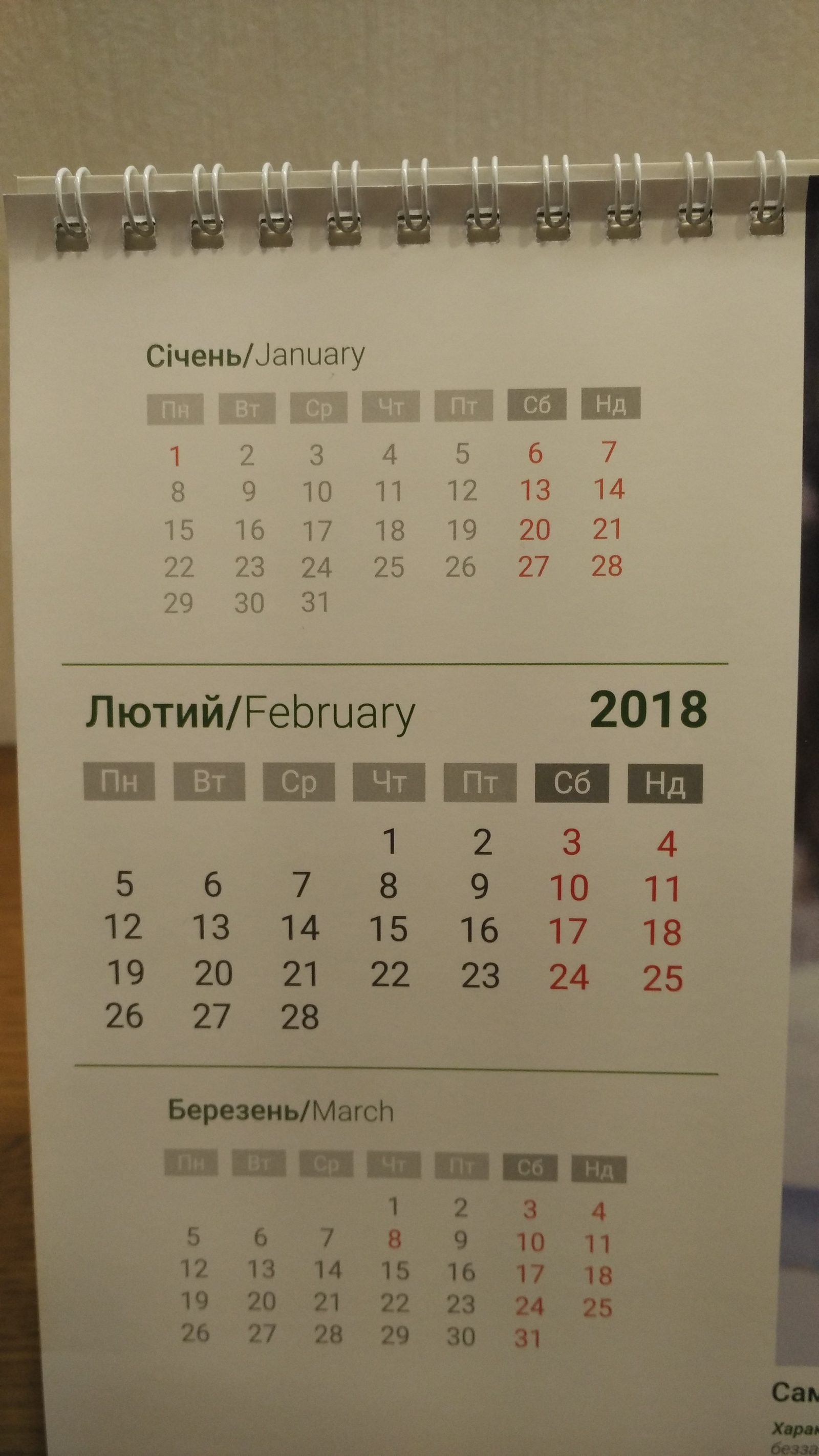 When you're not sure about February - My, The calendar, Rukozhop, February, Longpost