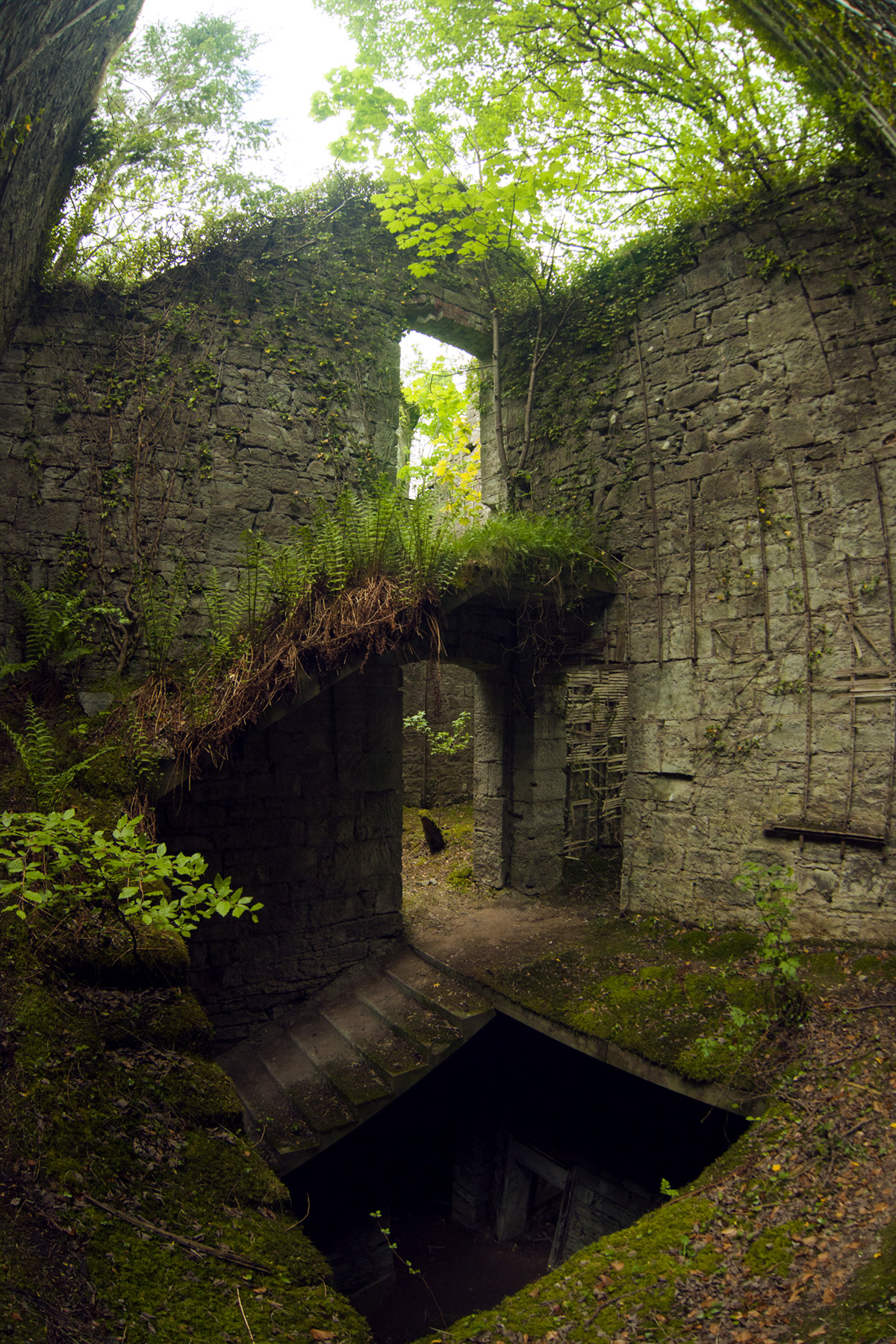 Journey through an abandoned estate in Scotland (textures for the Romance of the Apocalypse) - My, Abandoned, Scotland, Urbanphoto, My, Apocalypse, Lock, Longpost