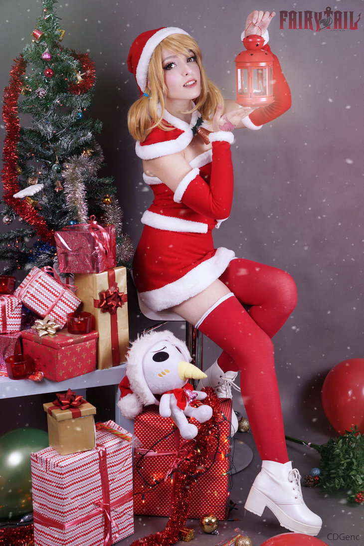 Lucy  - by - DEATHNOTE---L - Cosplay, Anime, Fairy Tail, Christmas, Girls, , Longpost, Lucy Heartfilia