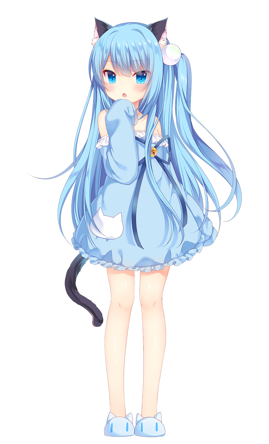 Several anime neko arts - Neko, Anime art, Anime, Loli, Nekopara, Longpost