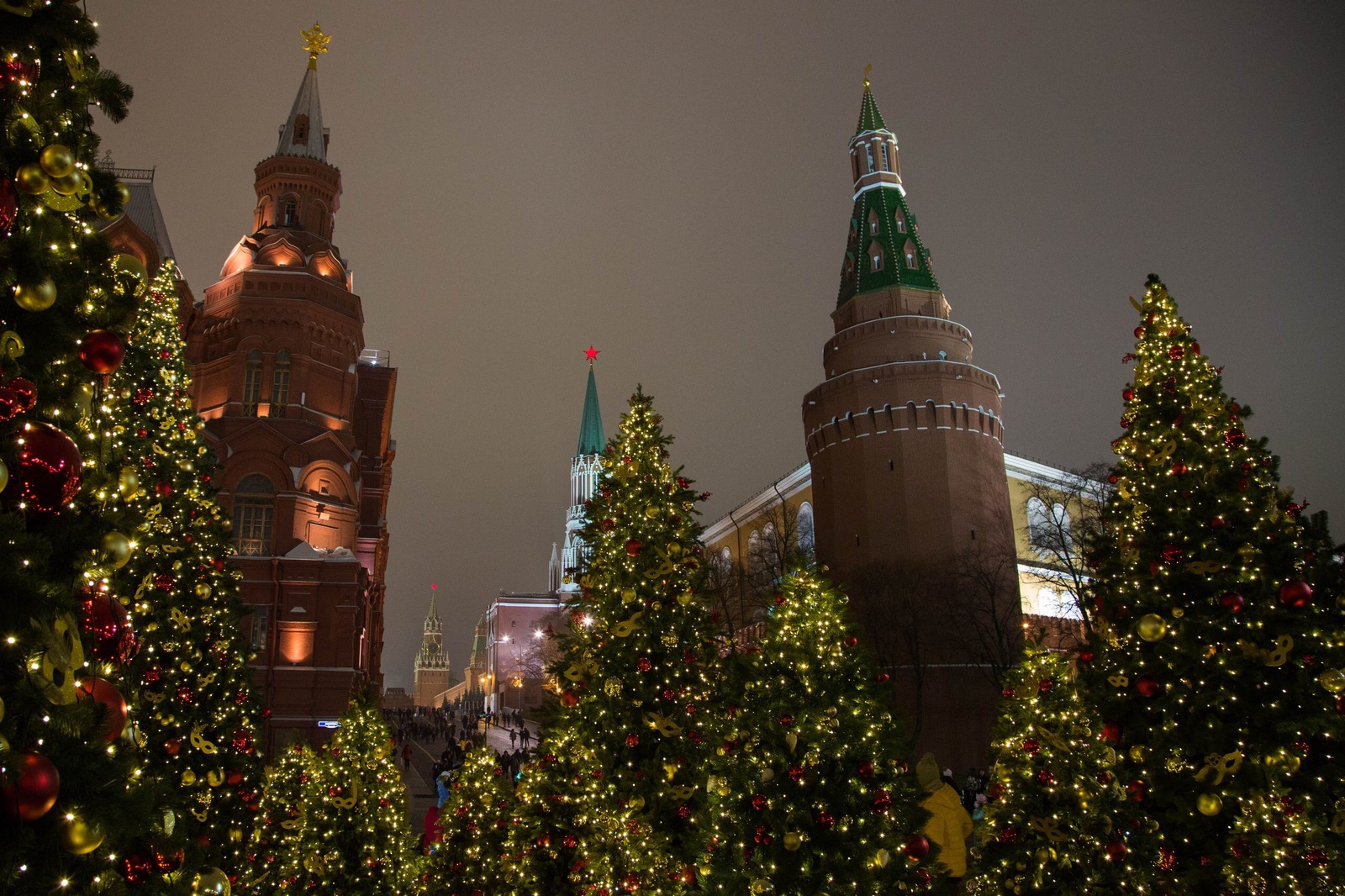 Новогодняя Москва - Моё, Фотография, Москва, Новый Год, Гум, Canon, Красная площадь, Длиннопост