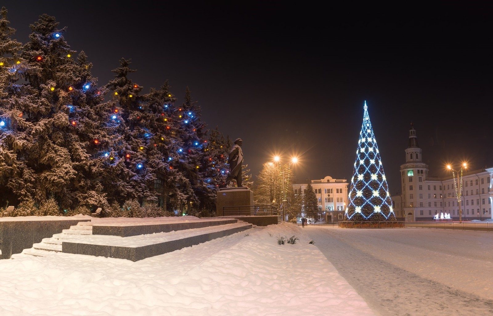 New Year's Cheboksary - My, Cheboksary, Chuvashia, New Year, new year 2018, Longpost