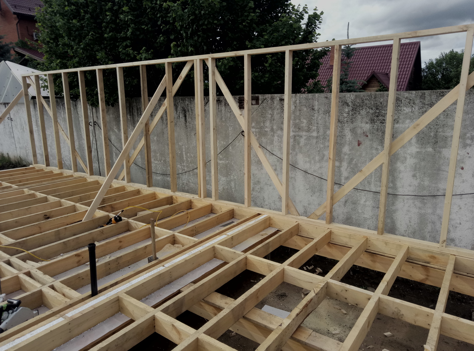 Construction of a frame house in Kazan. - My, Longpost, Frame, Ragnar PRO, Ushp, My