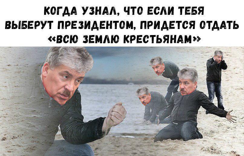 Elections - Elections, Pavel Grudinin, Politics, Oligarchs, Humor