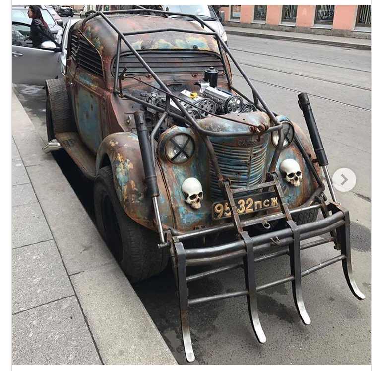 Mad Max, St. Petersburg version - Crazy Max, Auto, Saint Petersburg, Apocalypse