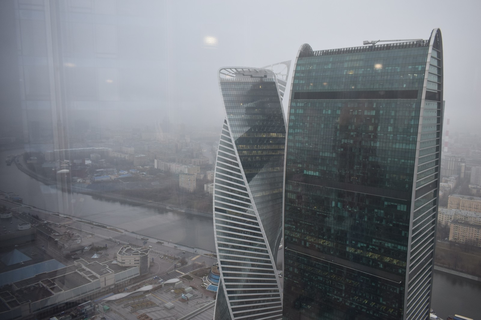 Туманное новогоднее Moscow City - Моё, Москва, Новый Год, Туман, Москва-Сити, Рукожоп, Фотография, Длиннопост