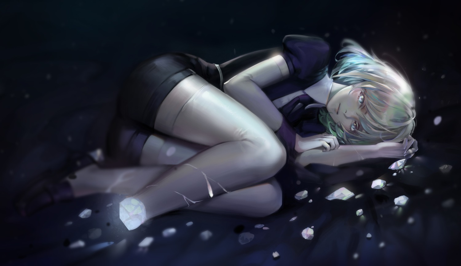 Diamond - Anime art, Anime, Houseki no kuni, Diamond, 