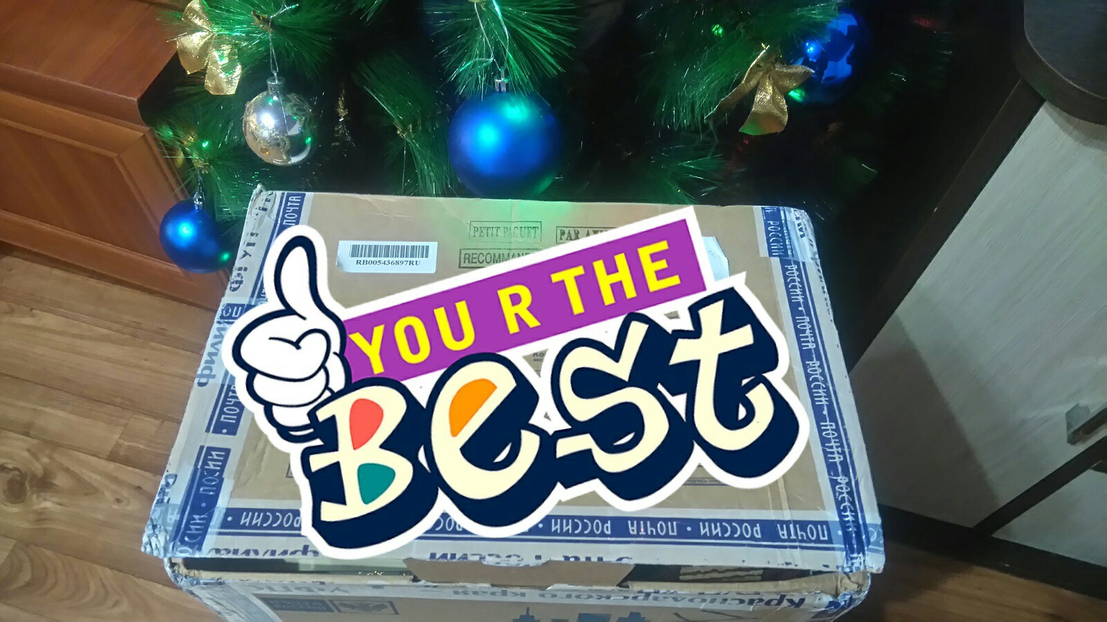 My best Santa. - My, Gift exchange, Secret Santa, New Year, Longpost