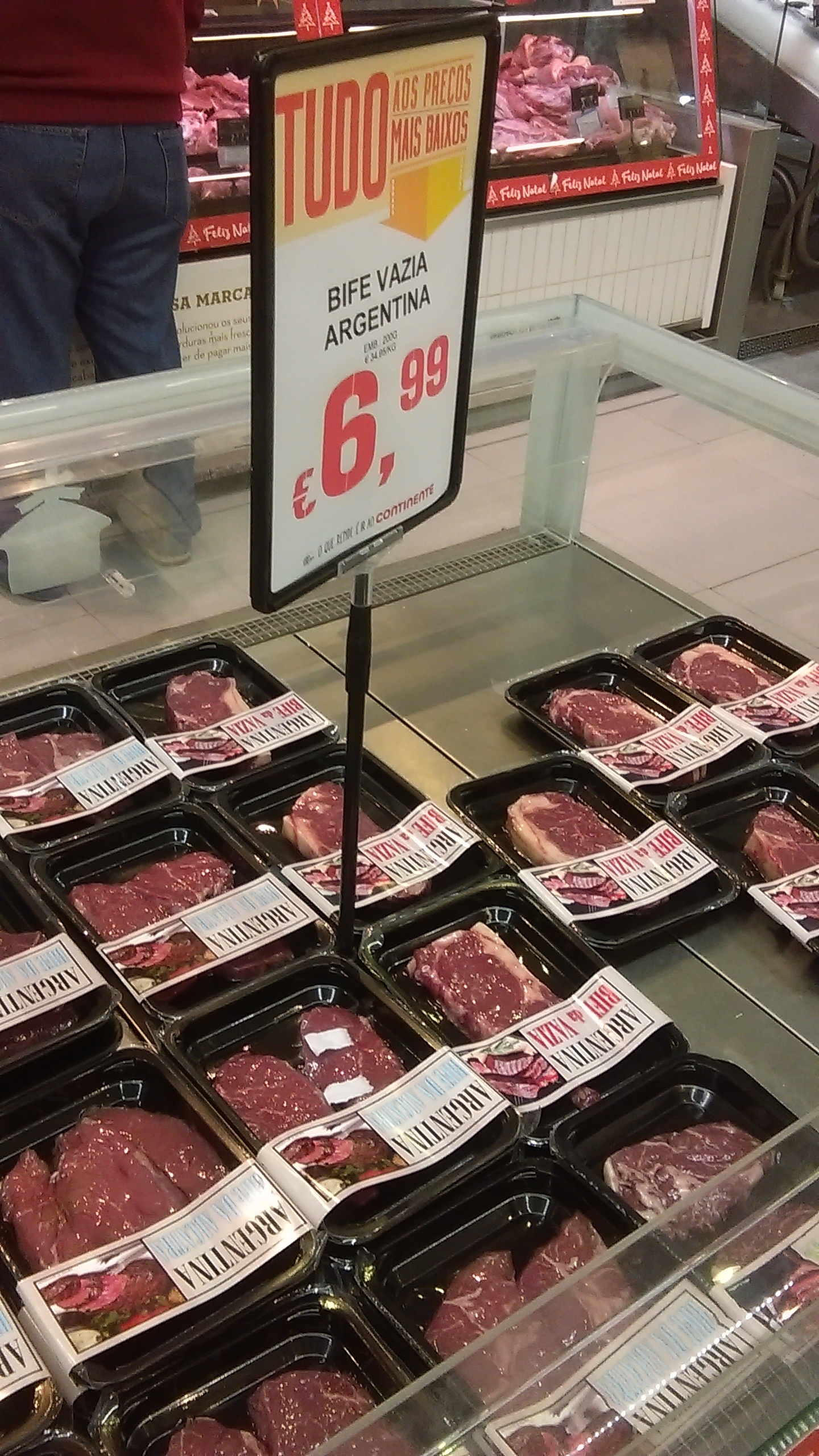 Portuguese hypermarket - meat department - My, Longpost, Portugal, Meat, Score, Prices