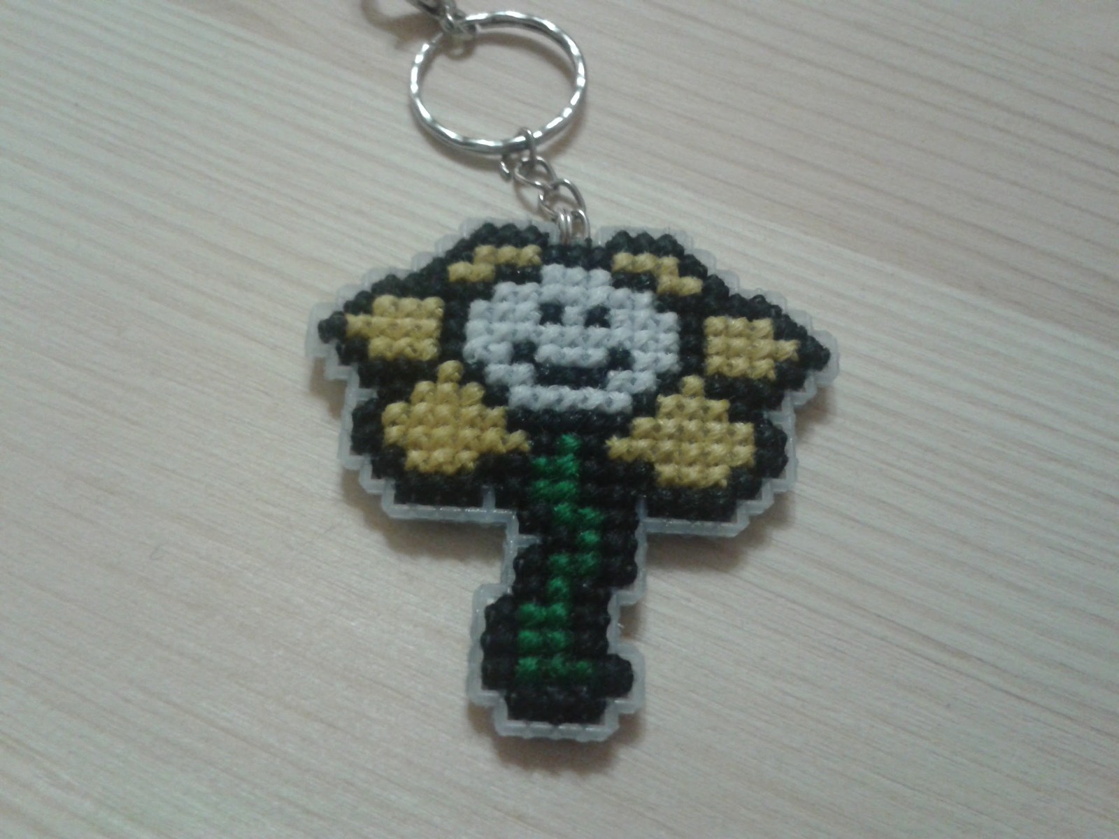 Флауи - Моё, Undertale, Flowey, Вышивка крестом, Вышивка