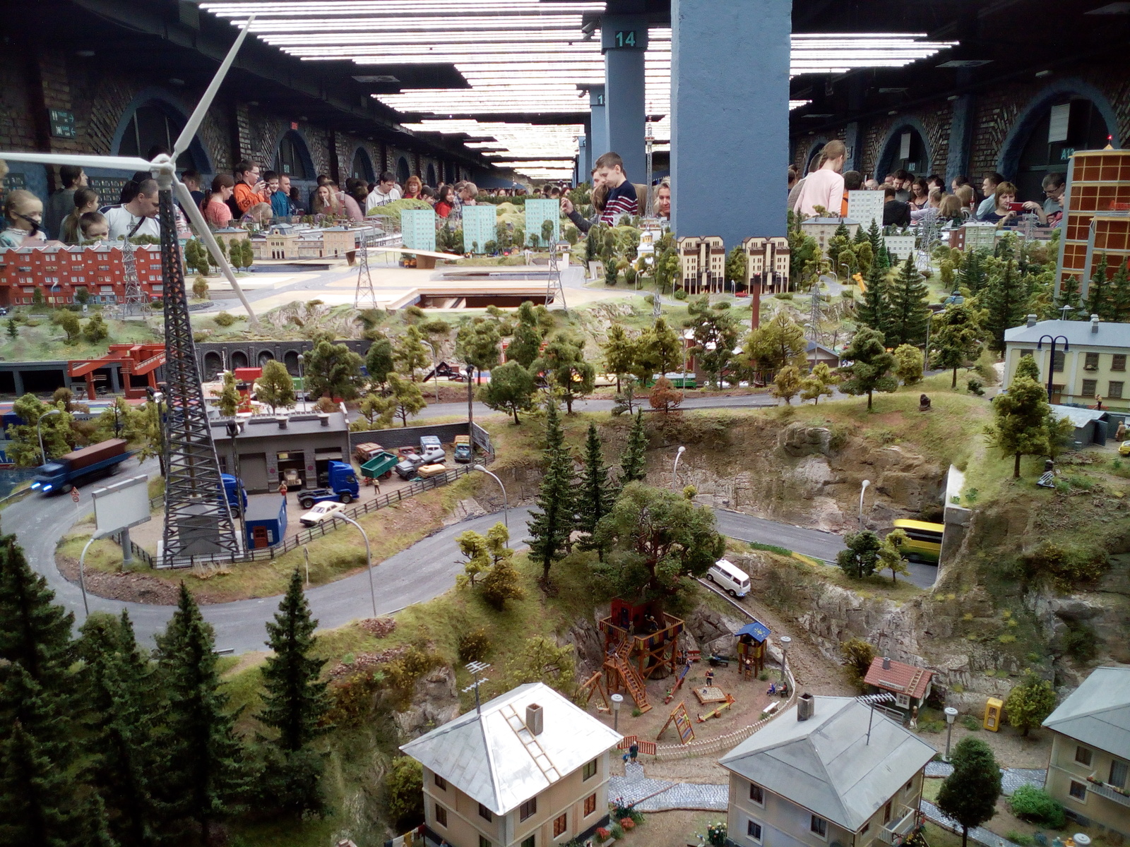 My daughter and I went to see Russia in miniature - My, Grand Layout Russia, Entertainment, , Video, Longpost