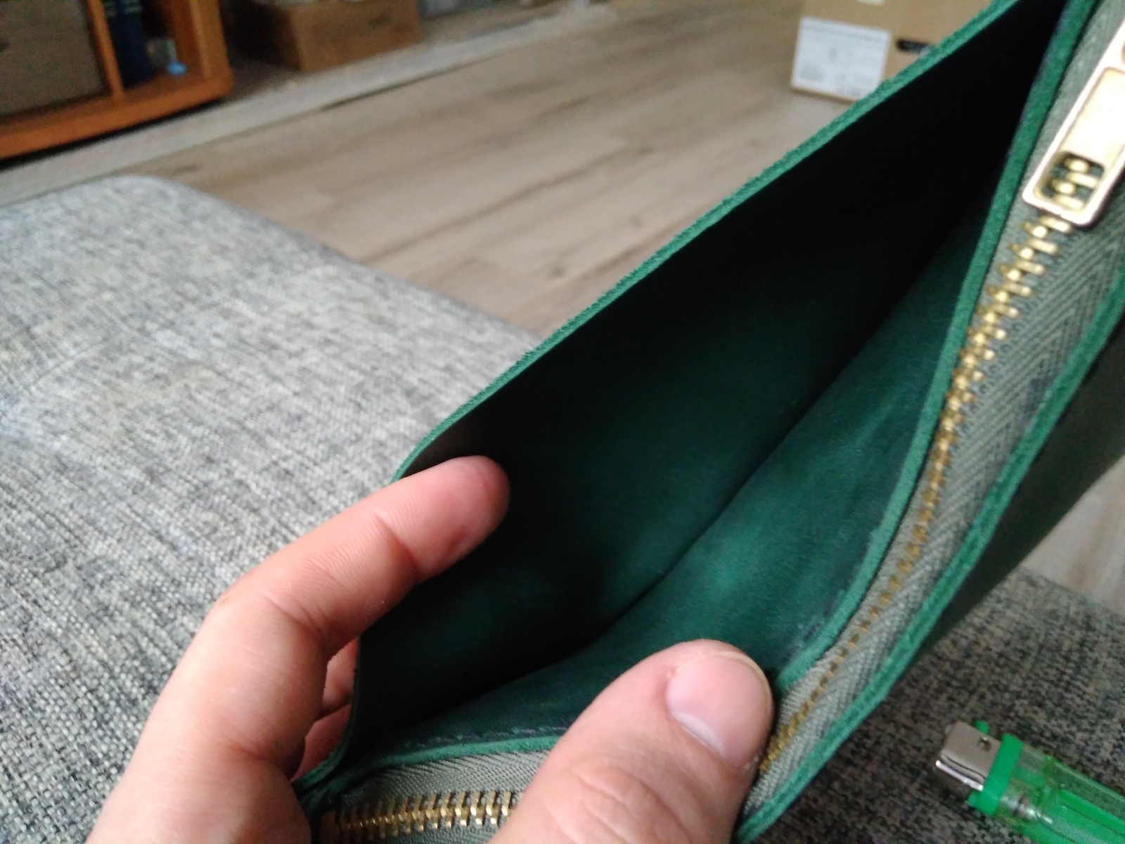 Wallet (clutch) - My, Leather, With your own hands, Presents, Longpost