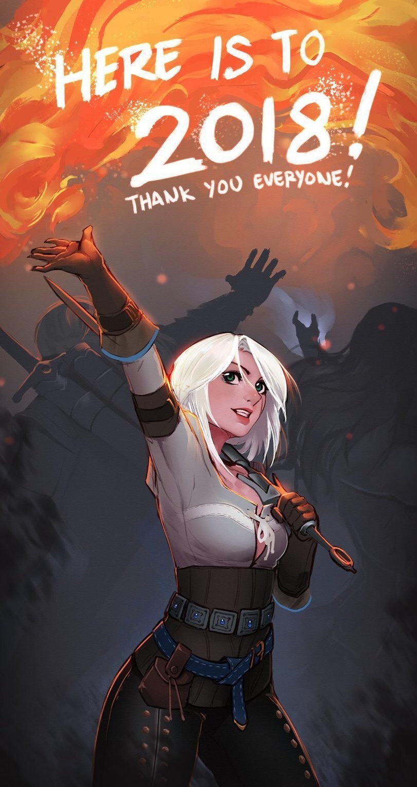 Congratulations from Ciri - Witcher, Ciri, Art