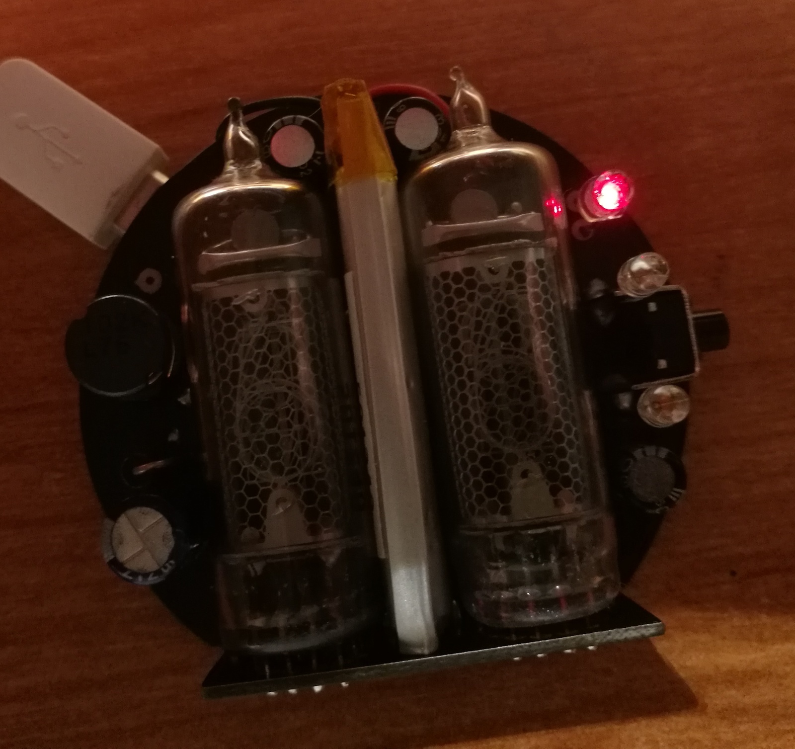 Wristwatch (worklog) - My, Clock, , Lamp clock, Gas discharge indicators, Nixie clock, Longpost