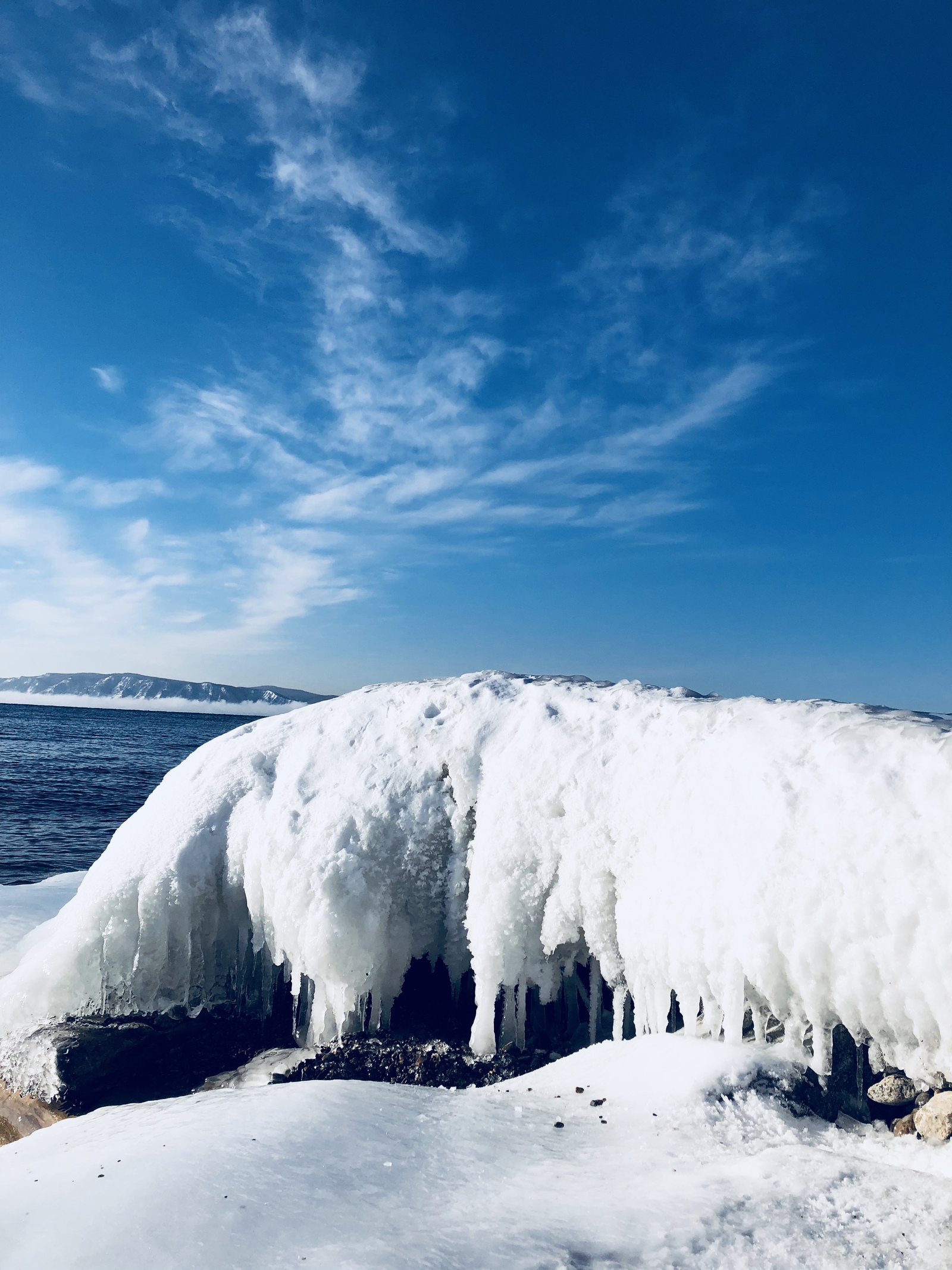 Baikal - My, Baikal, Listvyanka, Winter