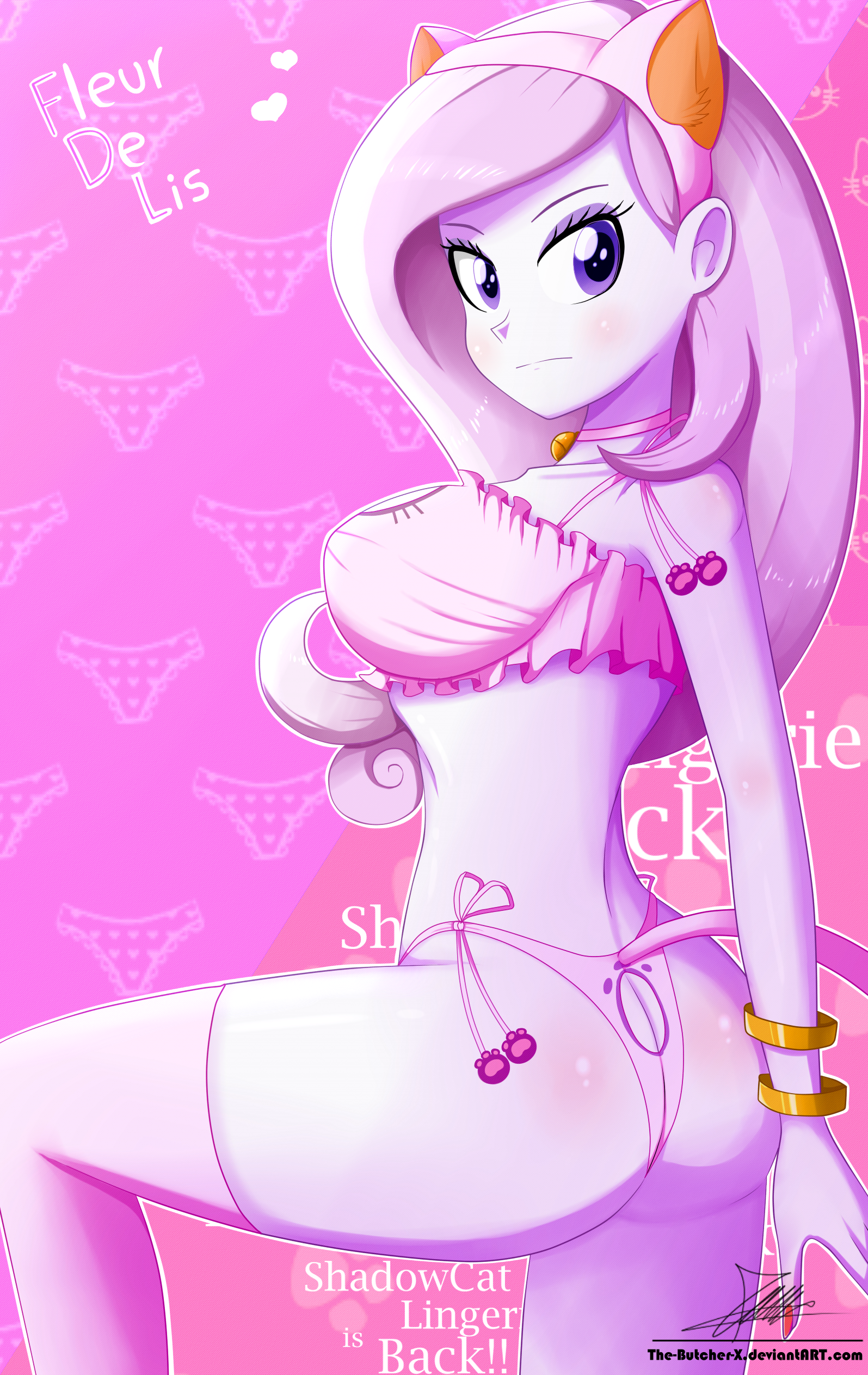 .:ShadowCat Lingerie:. - My little pony, Equestria girls, Fleur Dis Lee, , , MLP Edge, Longpost, Thebutcherx