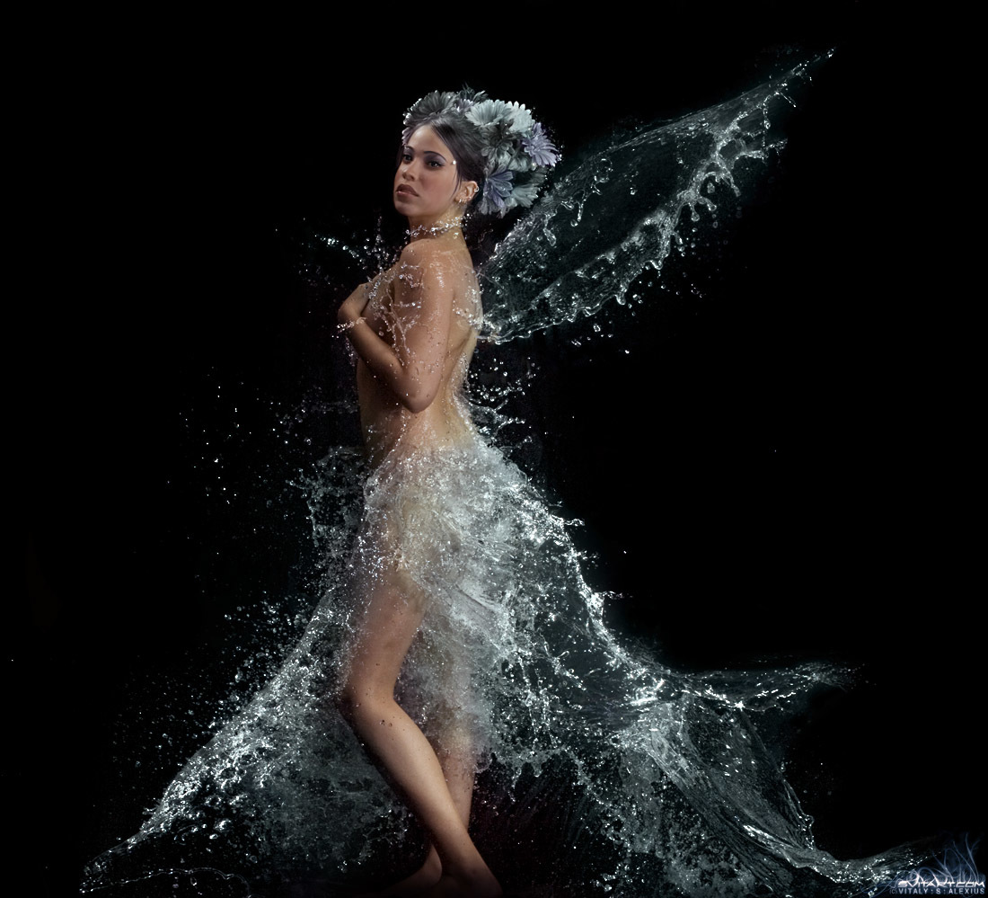 Secrets of high-speed photography! - My, My, Canon, Water, Models, The dress, The photo, Longpost