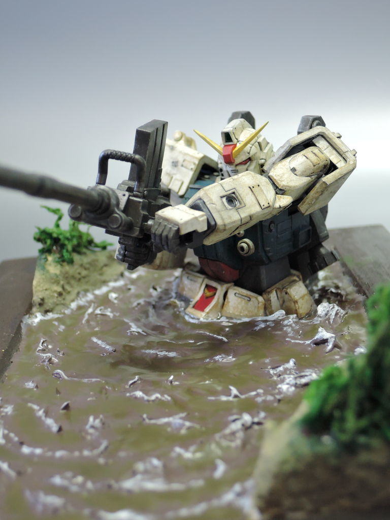 СБОРНЫЕ МОДЕЛИ РОБОТОВ GUNDAM .ЧАСТЬ 5 DIORAMA 2 - Моё, Gundam, Аниме, Интересное, Длиннопост