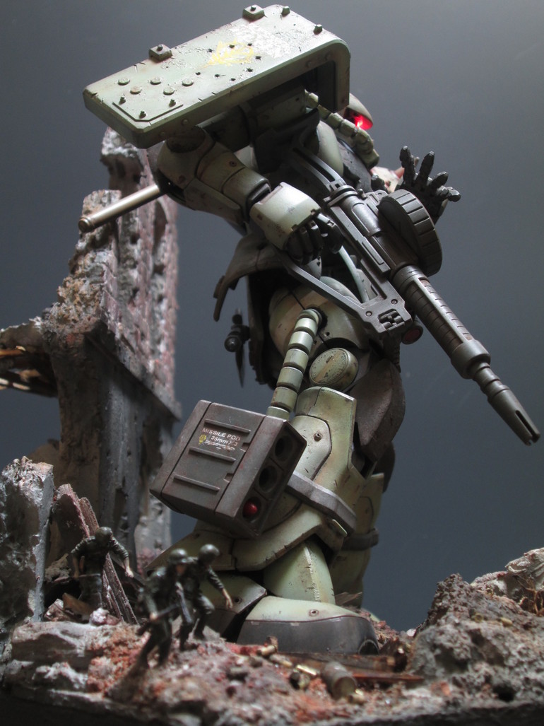 GUNDAM ROBOT BUILD MODELS. PART 5 DIORAMA 2 - My, Gundam, Anime, Interesting, Longpost