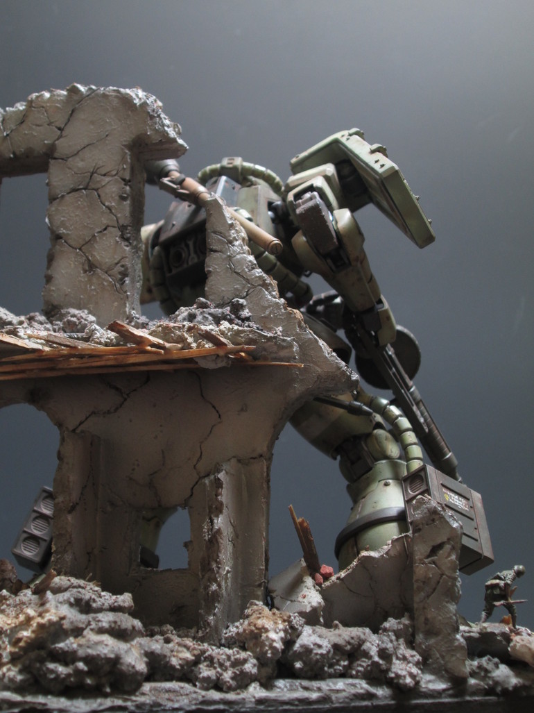 GUNDAM ROBOT BUILD MODELS. PART 5 DIORAMA 2 - My, Gundam, Anime, Interesting, Longpost