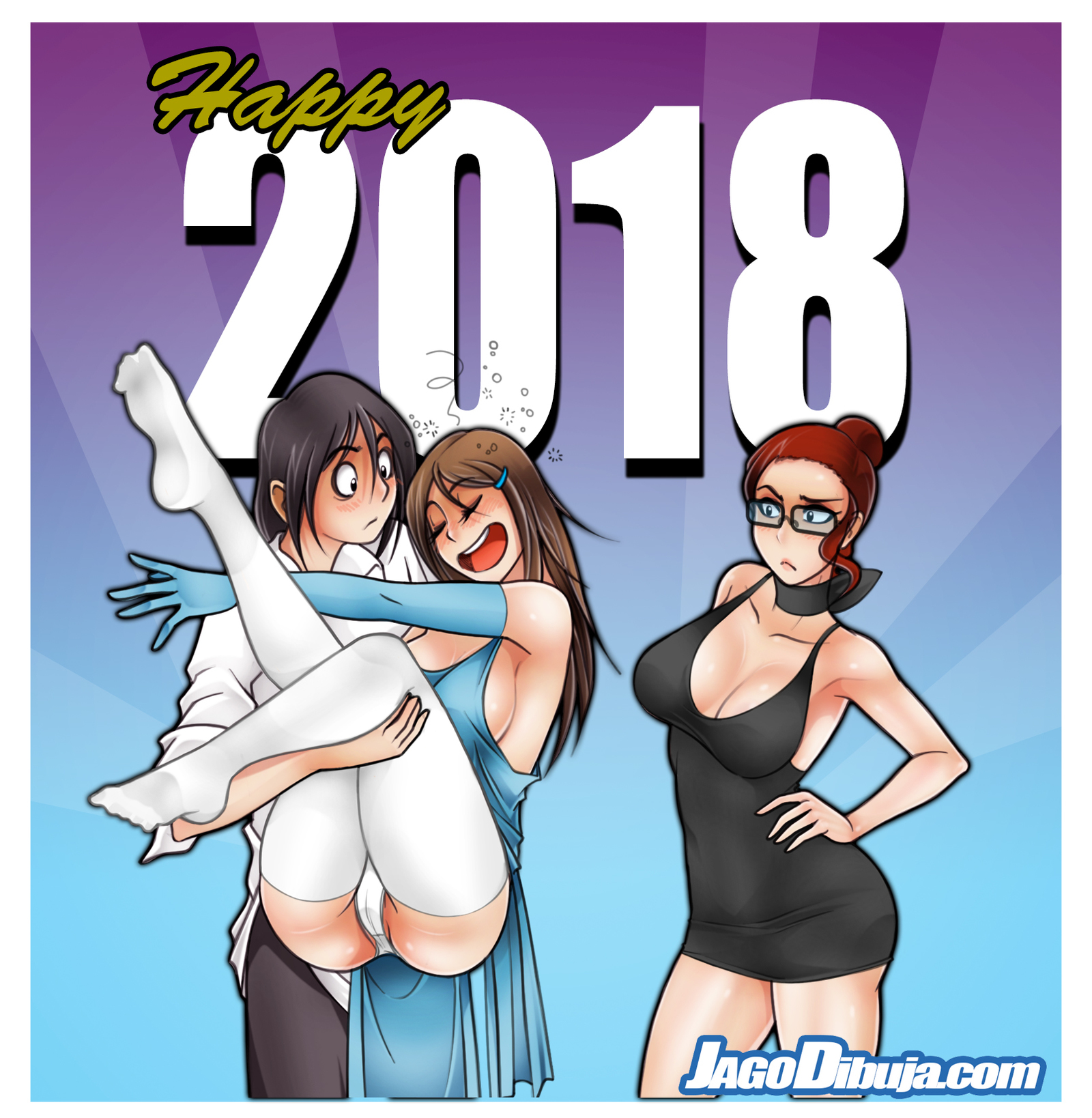 Happy New Year! - NSFW, Jago, Lwhag, Арт