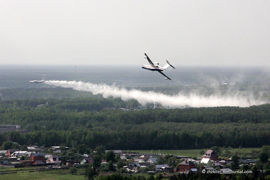 By air and by water: Be-200 amphibious aircraft - My, Aviation, , Airplane, My, Longpost