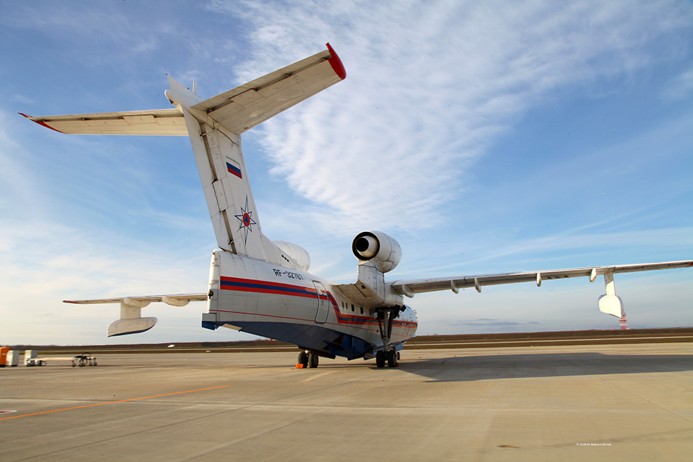 By air and by water: Be-200 amphibious aircraft - My, Aviation, , Airplane, My, Longpost