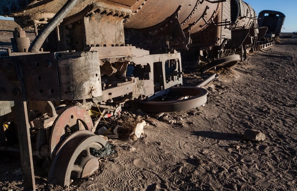 Cemetery of steam locomotives in Bolivia, why were they not allowed to use metal? - Locomotive, Cemetery, Abandoned, Longpost