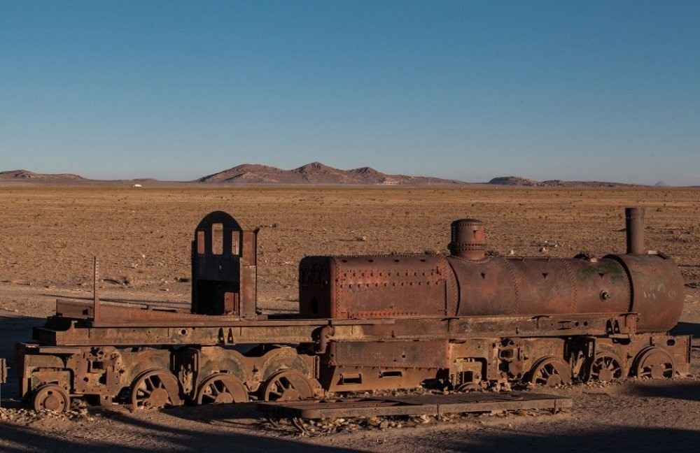 Cemetery of steam locomotives in Bolivia, why were they not allowed to use metal? - Locomotive, Cemetery, Abandoned, Longpost