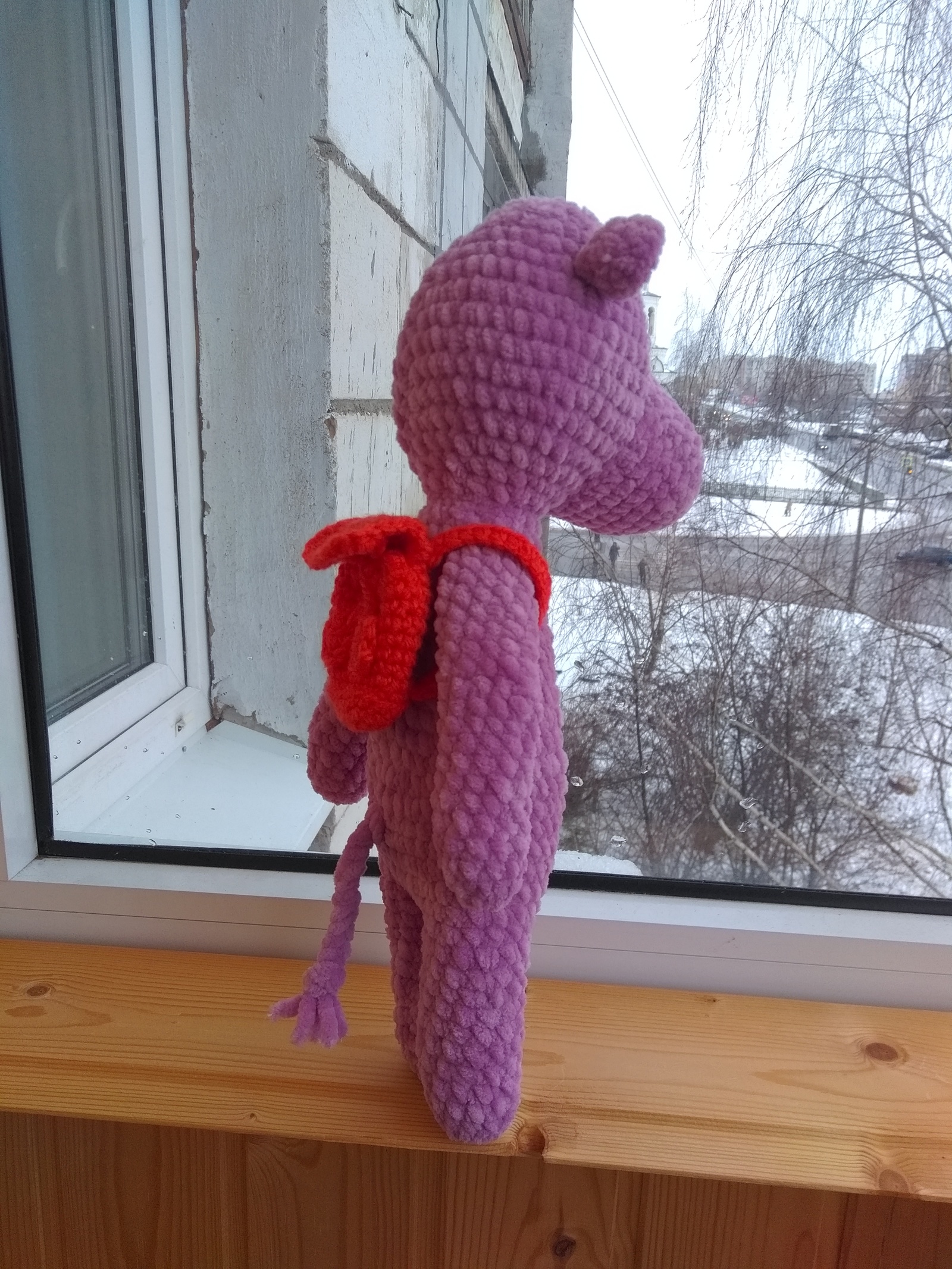 Hippo Behemoth - My, Soft toy, Toys, Author's toy, hippopotamus, Amigurumi, Longpost