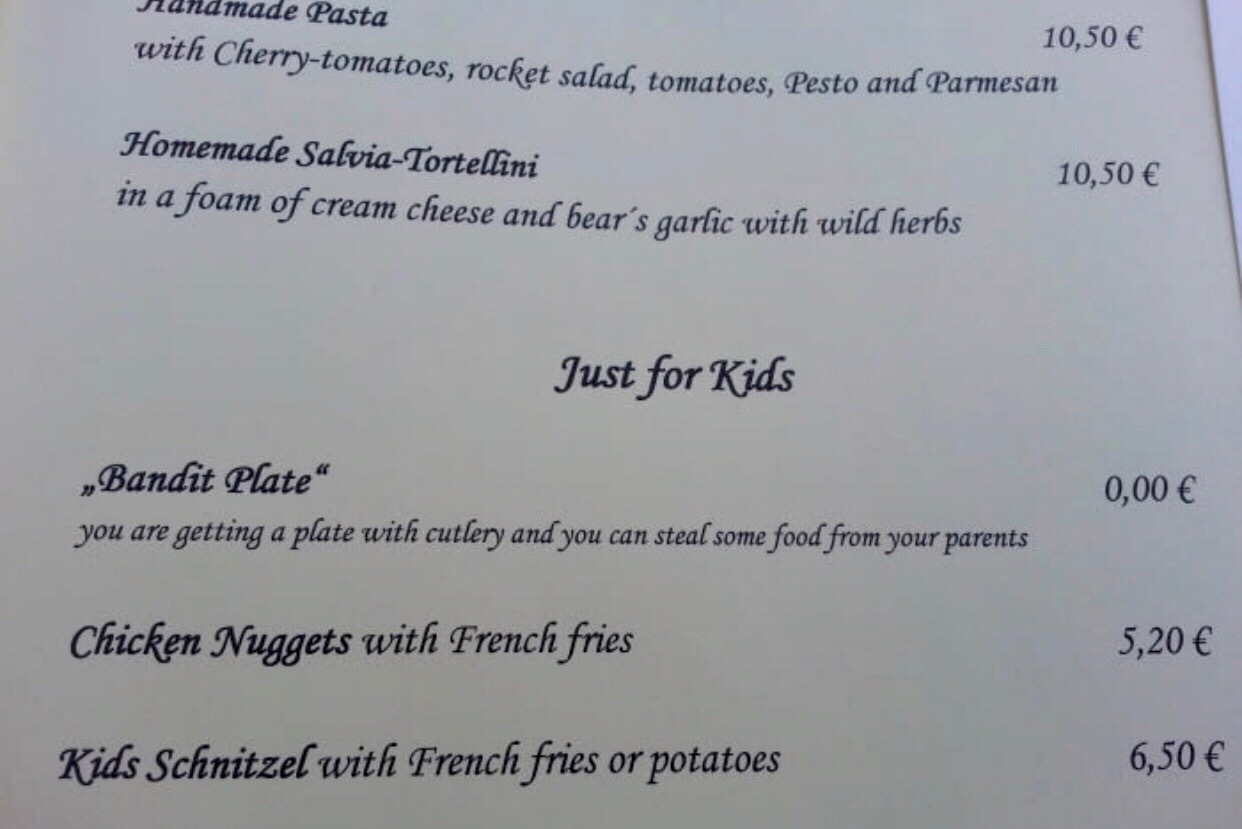 only for children) - 9GAG, Children, Menu