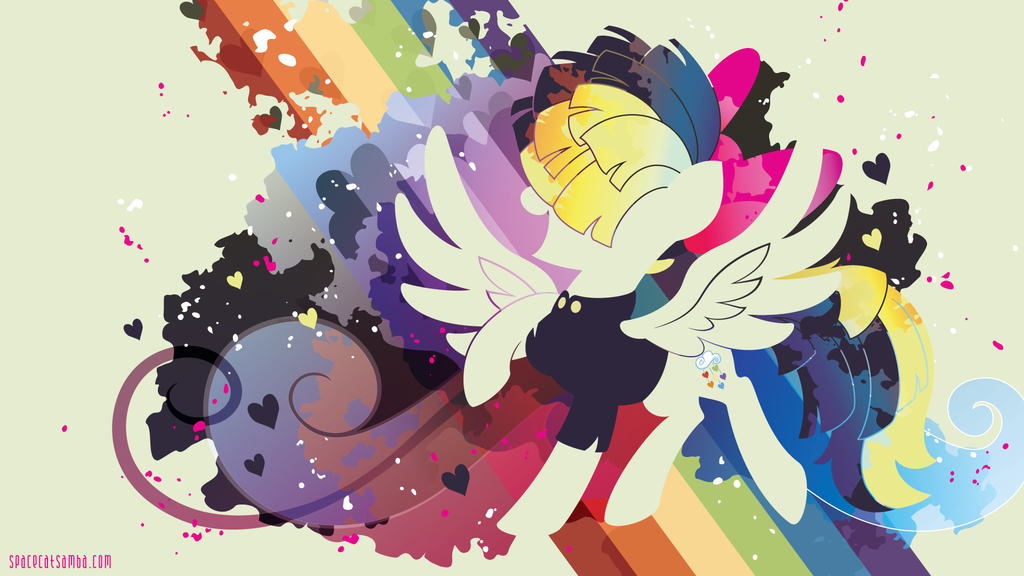 Силуэтные обои by SambaNeko - My Little Pony, My Little Pony: The Movie, Tempest Shadow, Songbird Serenade