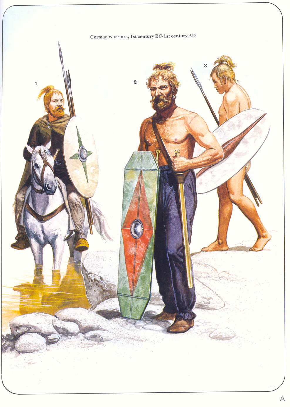 Illustrations of Germanic tribes (and Dacians) of different centuries. - Germans, Illustrations, Story, Warrior, Tribe, Antiquity, Middle Ages, Goths, Longpost, Tribes