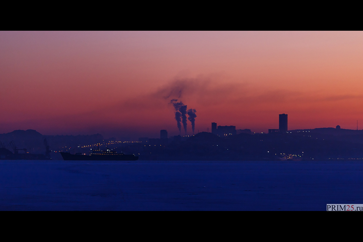 Christmas dawn at Tokarevsky lighthouse - My, Vladivostok, Tokarevsky Lighthouse, Longpost