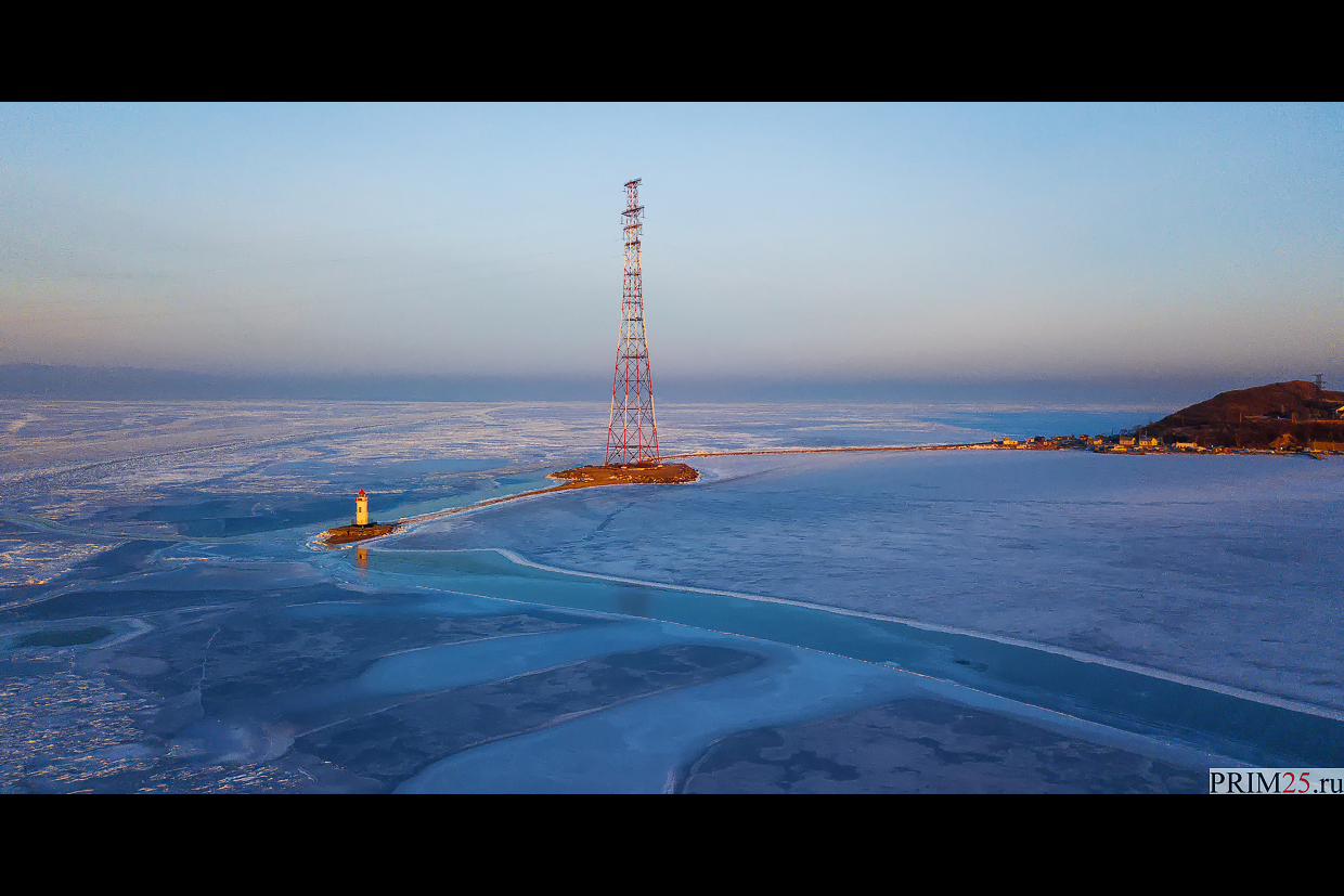 Christmas dawn at Tokarevsky lighthouse - My, Vladivostok, Tokarevsky Lighthouse, Longpost