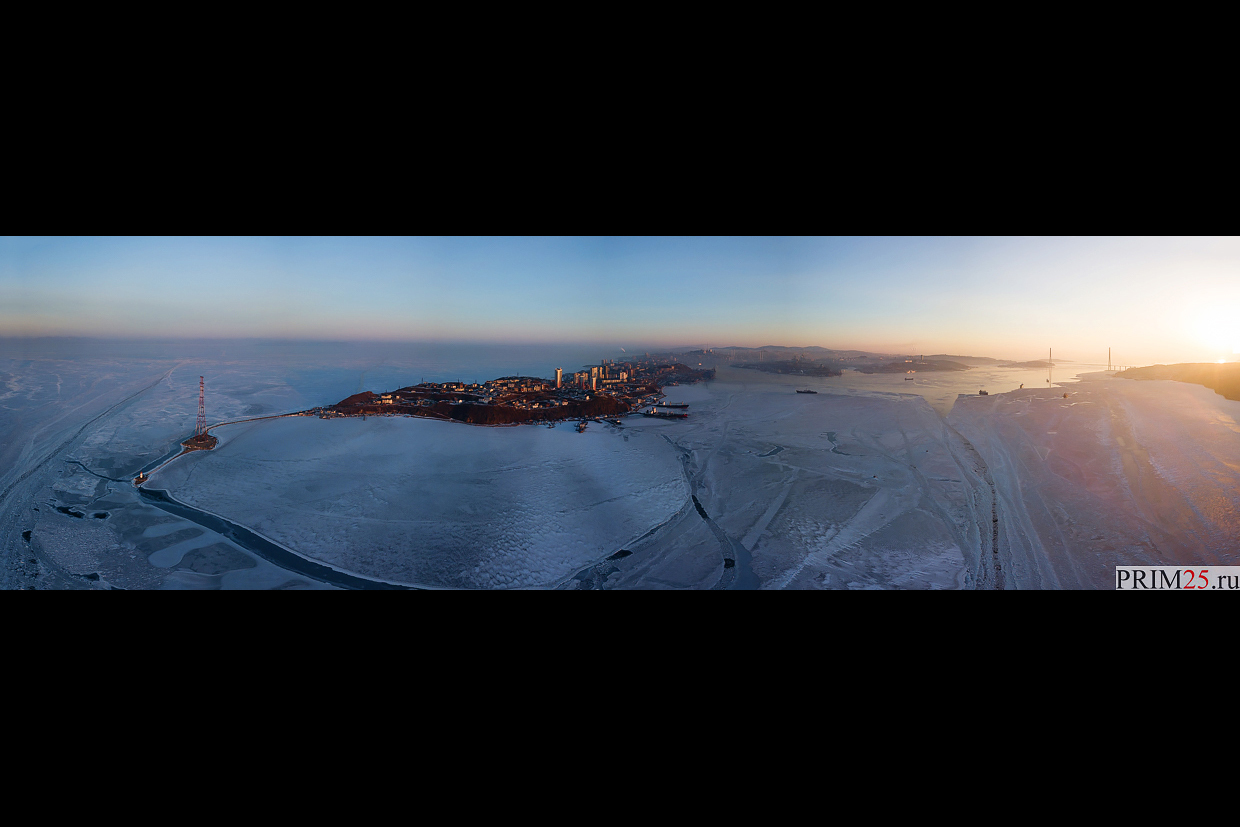 Christmas dawn at Tokarevsky lighthouse - My, Vladivostok, Tokarevsky Lighthouse, Longpost