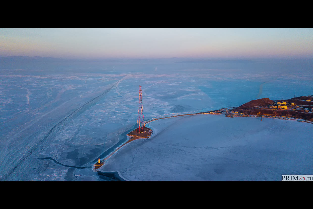 Christmas dawn at Tokarevsky lighthouse - My, Vladivostok, Tokarevsky Lighthouse, Longpost