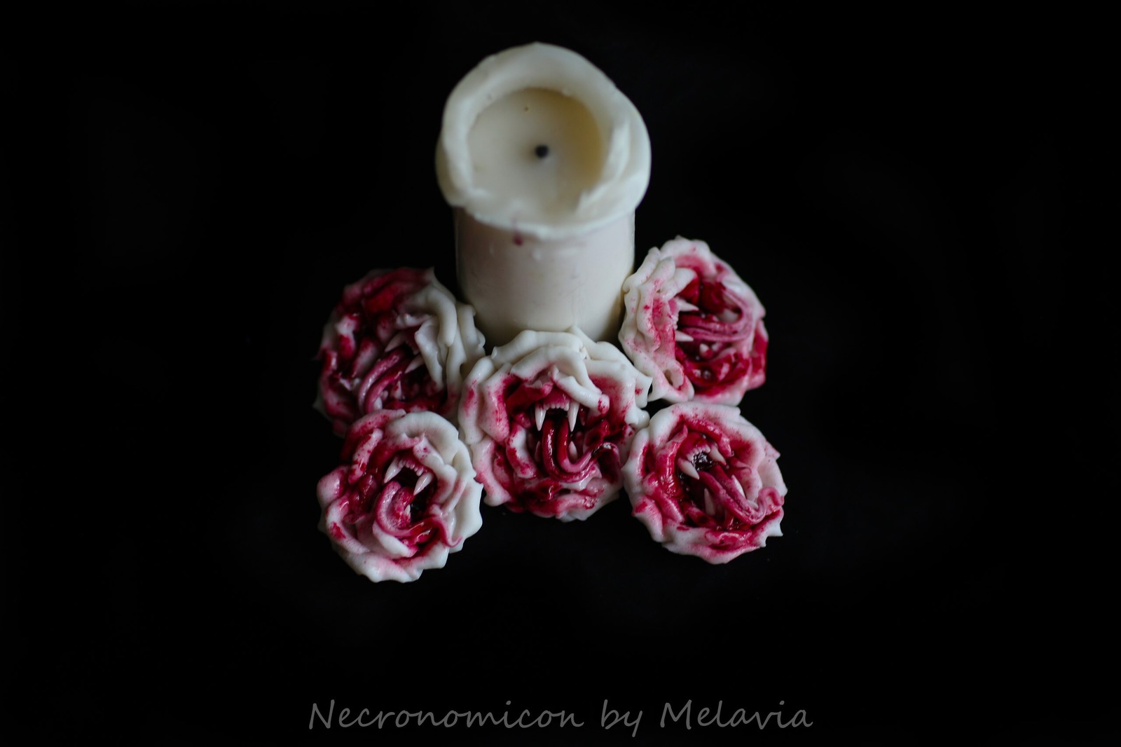 Blood roses. - My, the Rose, Floristics, Polymer clay, Needlework, Longpost