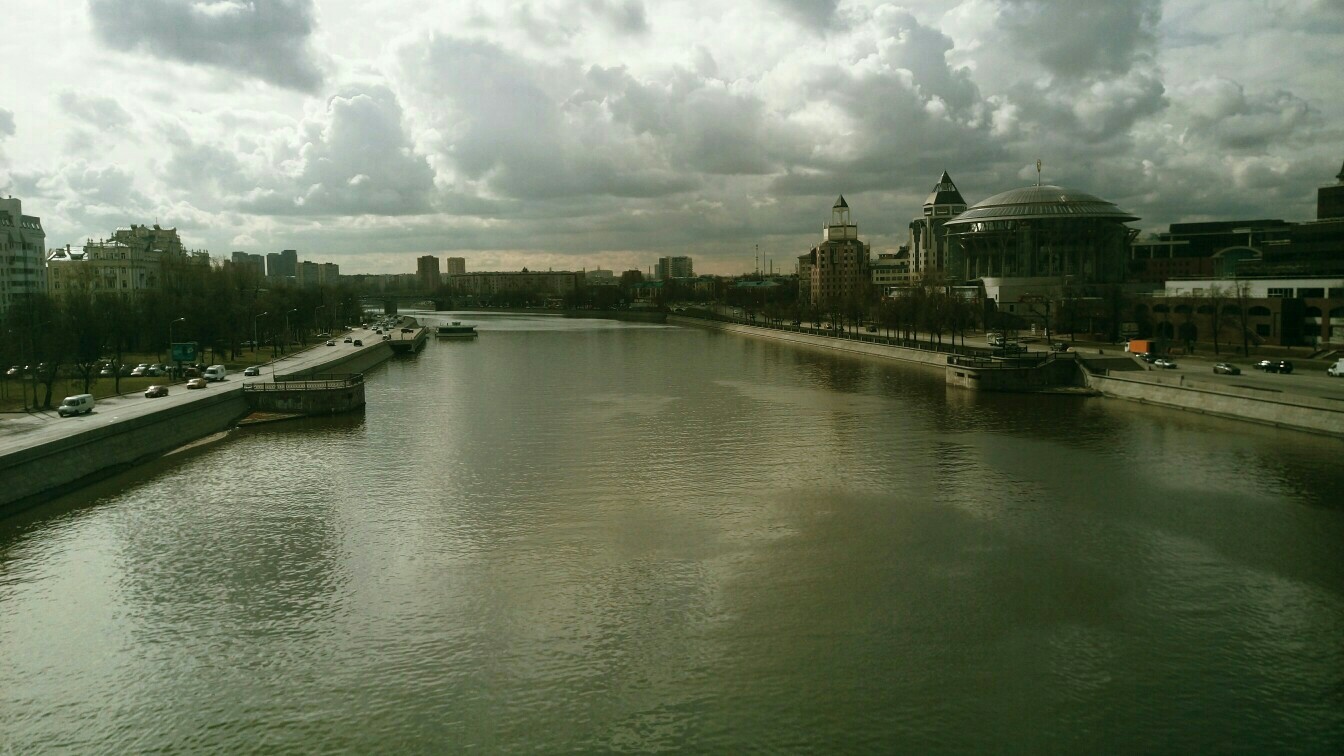 Moskva river. beauty. - My, Moscow, Moscow River, , Landscape, The photo, Sky, Clouds, Longpost