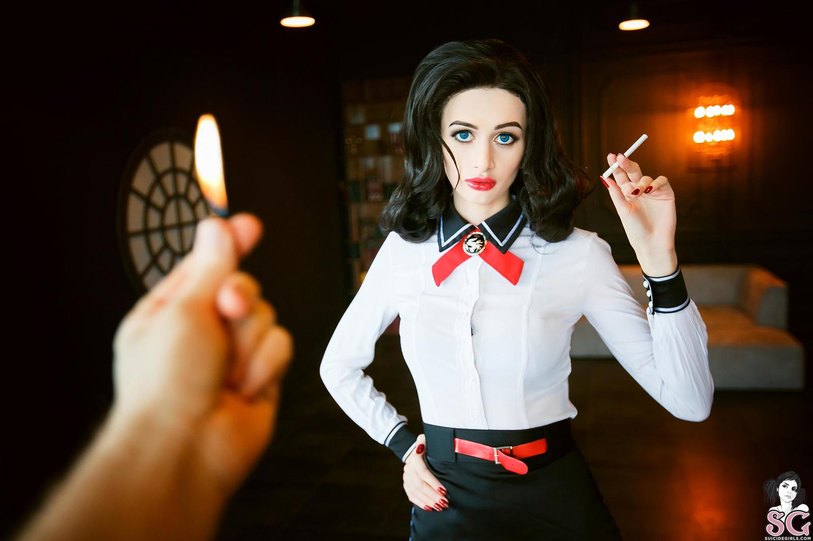 Sexy Elizabeth for you on holiday - NSFW, , Bioshock Infinite, Elizabeth, , Longpost, Bioshock Infinite: Burial at Sea