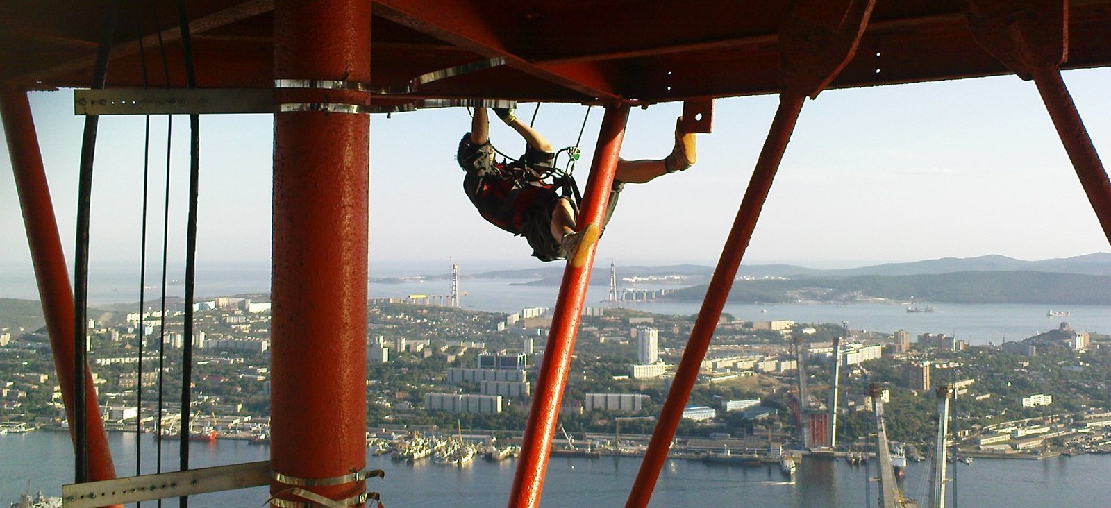 Promalp. Nostalgia and longing post. Vladivostok 2009-2012. - My, Industrial alpinism, Building, Bridge, Nostalgia, Longpost