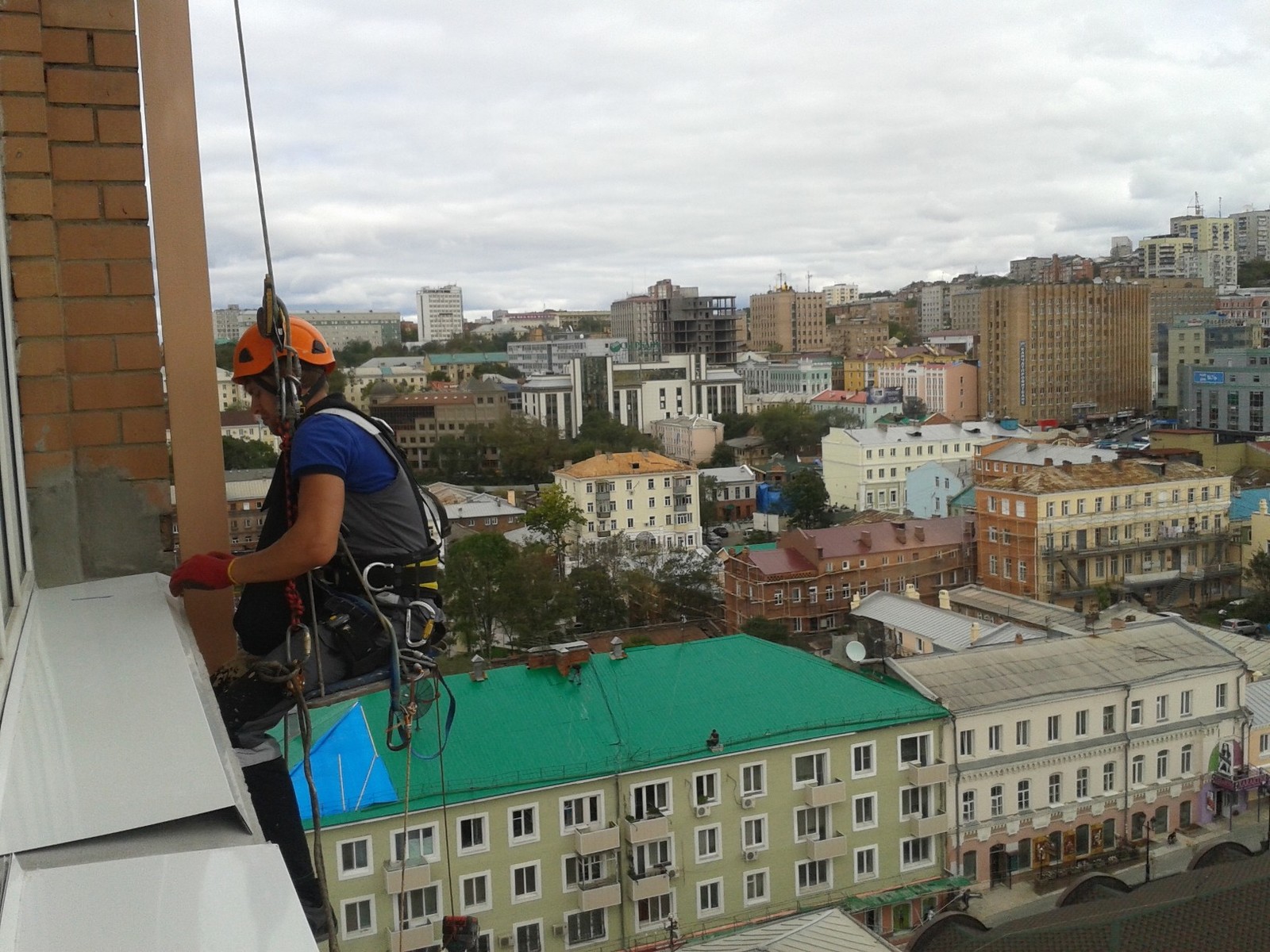 Promalp. Nostalgia and longing post. Vladivostok 2009-2012. - My, Industrial alpinism, Building, Bridge, Nostalgia, Longpost