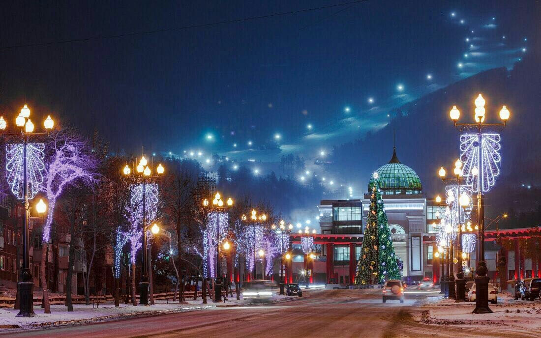 Южно-Сахалинск - Дальний Восток, Фотография, Новый Год, Длиннопост, Сахалин