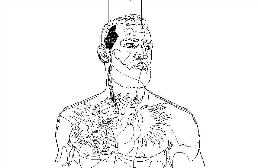 Conor The Notorious McGregor w/Adobe Illustrator & Photoshop - My, Adobe illustrator, Art, Illustrations