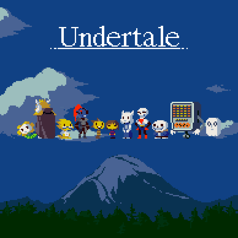 Подземная история. - Undertale, Cave story, Кроссовер, Игры, Арт