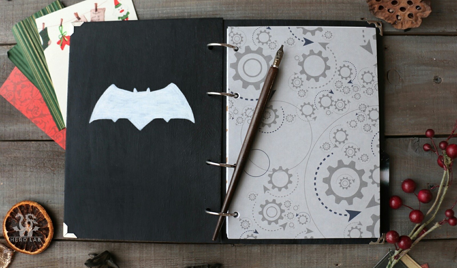 Notepad with Batman - My, My, Handmade, Notebook, Batman, Superheroes, Fan art, Dc comics, Longpost