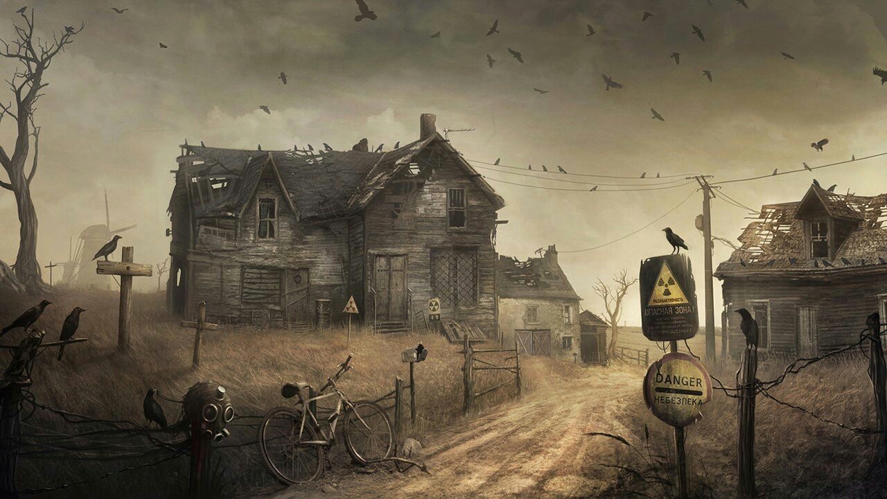 Atmospheric post-apocalyptic landscapes - Images, Landscape, Apocalypse, Longpost